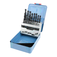 0950021 1/16inch-3/8inch (in 1/64 increments) HSS DIN338 118 Degree Point Steam Temper Jobber Drill Set