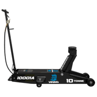 Sealey 10001A Viking Professional Long Reach Air/Manual Operation Trolley Jack with Rocket Lift 10 Tonne