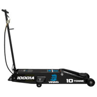 Sealey 10001A Viking Professional Long Reach Air/Manual Operation Trolley Jack with Rocket Lift 10 Tonne