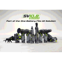 Sealey CP108VCOMBO8EU 5 x 10.8V SV10.8 Series Cordless Combo Kit - 2 Batteries  Euro Plug