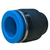 12mm Blanking Cap Black & Blue Push-In Fitting