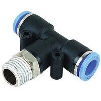 12mm x 1/2inch BSPT Swivel Male Branch Tee Bl...