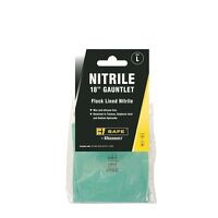 18Inch Nitrile Gauntlet Green Lge