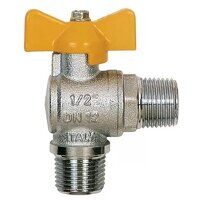 1/2inch BSP Male Gas Angle Ball Valve