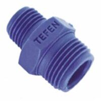 1/4inch x 1/8inch BSPT Tefen Reducing Hexagon...