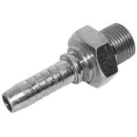 1/8inch BSPP Male Strainght 60 Deg Cone x 1/4inch Hose Tail Hydraulic Hose Insert