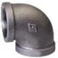 1inch BSPT Equal Female Elbow 90 Degree Black...