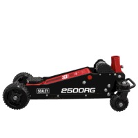 Sealey 2500RG Big Wheel Hybrid Trolley Jack for Off-Road Vehicles, SUVs, Vans  4x4s with Super Rocket Lift 2.5 Tonne
