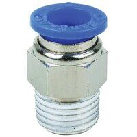 4mm x 3/8inch BSPT Hex Body Male Stud Coupling Push-In Fitting