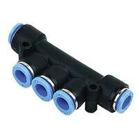 6mm 5-Way Multiple Equal Connector/Manifold P...