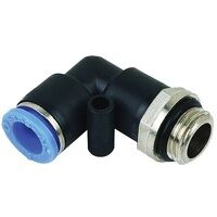 6mm x 1/4inch BSPP Male Swivel Elbow Plastic ...