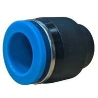 8mm Blanking Cap Black & Blue Push-In Fitting