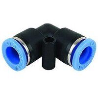 8mm Equal Elbow Black & Blue Push-In Fitting