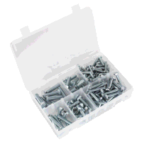 Sealey AB047UNF Setscrew Assortment 144pc 1/4-3/8UNF