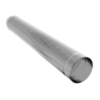 Sealey ABI1000AK2 Stainless Steel Exhaust/Flue End Pipe for ABI600  ABI1000 120 x 1000mm