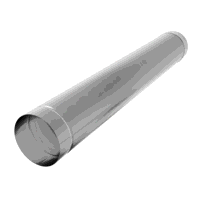 Sealey ABI1000AK2 Stainless Steel Exhaust/Flue End Pipe for ABI600  ABI1000 120 x 1000mm