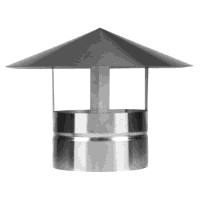 Sealey ABI1000AK4 Stainless Steel Exhaust/Flue Rain Cap for ABI600  ABI1000 120mm