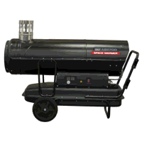 Sealey ABI1700 Space Warmer Indirect Kerosene/Diesel Heater with Wheels 170,000Btu/hr