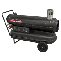 Sealey ABI600COMBO Space Warmer Indirect Kerosene/Diesel Heater 68,000Btu/hr with 5M Ducting