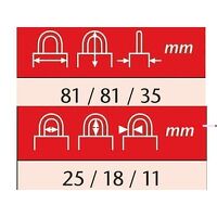 ABUS Mechanical 20/80mm Diskus Plus Padlock Carded