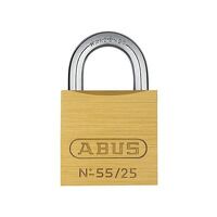 ABUS Mechanical 55/25mm Brass Padlock Carded