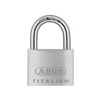 ABUS Mechanical 64TI/50mm TITALIUM Padlock Keyed Alike KA6511