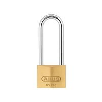 ABUS Mechanical 65/50mm Brass Padlock 80mm Long Shackle