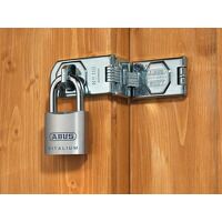 ABUS Mechanical 80TI/50mm TITALIUM Padlock Keyed Alike KA8011