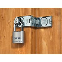 ABUS Mechanical 80TI/50mm TITALIUM Padlock Keyed Alike KA8012