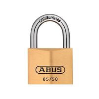 ABUS Mechanical 85/50mm Brass Padlock Carded