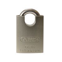 ABUS Mechanical 90RK/50 TITALIUM Padlock Closed Shackle Carded
