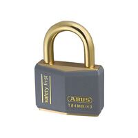 ABUS Mechanical T84MB/40mm Grey Rustproof Pad...