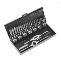AK3015HSS Sealey 32pc Split Dies HSS 4341 Tap & Die Set - Metric