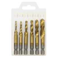 Sealey AK3025 Combination Drill  Tap Bit Set 6pc