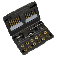 Sealey AK3026 Titanium Coated Hexagonal Tap  Die Set 26pc