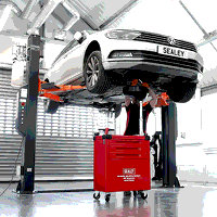 Sealey AK470DX Mobile Multifunction Oil Station with 61pc Tool Set