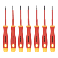 Sealey AK61201 Premier Precision Screwdriver Set 7pc - VDE Approved