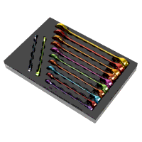 Sealey AK63267 Premier Multi-Coloured Combination Spanner Set 12pc