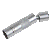Sealey AK6571 Spark Plug Socket with Universal Joint 3/8Sq Drive 12-Point 16mm