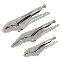 Sealey AK6876 Premier Locking Pliers Set 3pc