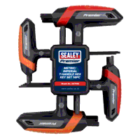 Sealey AK7149 Premier Metric/Imperial T-Handle Hex Key Set 14pc