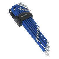 Sealey AK7165 TRX-Star Key Set 13pc Anti-Slip Extra-Long