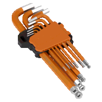 Sealey AK71750 Premier Imperial Long Hex Key Set Ball-End 9pc