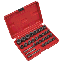 Sealey AK8132 Slim Design Bolt  Nut Extractor Set 32pc