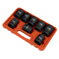 Sealey AK889M Premier Impact Socket Set 1Sq Drive 8pc