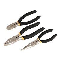 AK9333 Sealey 3pc Ni-Fe Finish Pliers Set