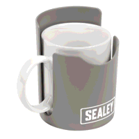 Sealey APCHG Magnetic Cup/Can Holder - Grey