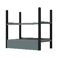 Sealey APMRB1 Modular Racking Base unit 2 She...