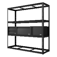 Sealey APMRCOMBO1 Heavy-Duty Modular Racking Kit with 3 Storage Units