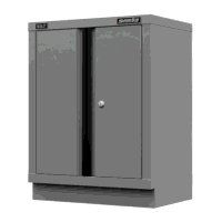 Sealey APMS33BE Superline PRO Black Edition Modular Floor Cabinet 2 Door 680mm